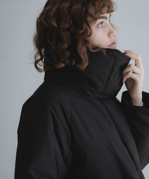 URBAN RESEARCH Sonny Label（アーバンリサーチサニーレーベル）の「撥水ビッグカラーダウンコート（その他アウター・レディース・ブラック/チャコール/ブラウン・Free）」の5枚目の写真
