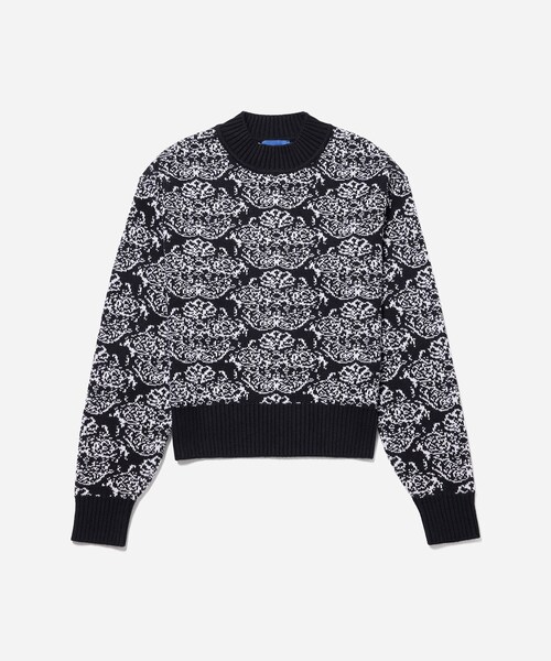 Saturdays NYC（サタデーズ ニューヨークシティ ）の「VARICK MOCKNECK SWEATER（ニット/セーター・レディース・ブラック/ブルー・L/XL/XS）」の2枚目の写真