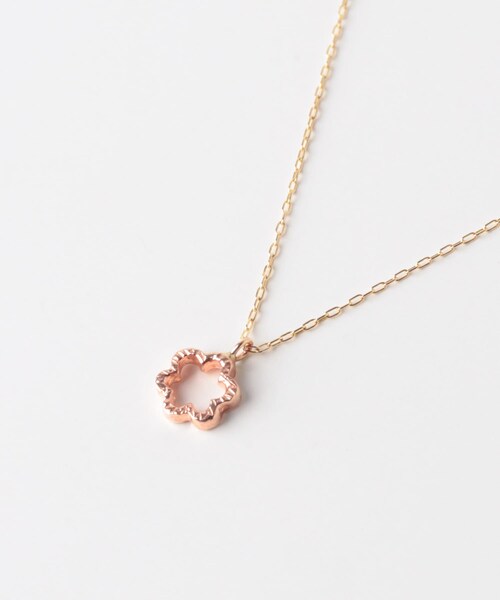 URBAN RESEARCH（アーバンリサーチ）の「KAORU　mini mimosa necklace K10（ネックレス・レディース・Gold・-）」の3枚目の写真