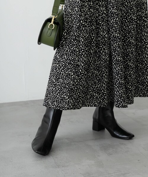 URBAN RESEARCH（アーバンリサーチ）の「『MADE IN JAPAN』スクエアトゥブーツ（ブーツ・レディース・IVORY/BLACK/BROWN・36/37/38）」の15枚目の写真