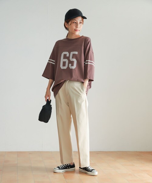 URBAN RESEARCH DOORS(アーバンリサーチドアーズ)の「ハイウエストチノパンツ(チノパンツ・レディース・BEIGE/L.BEIGE・S/M/L)」の16枚目の写真
