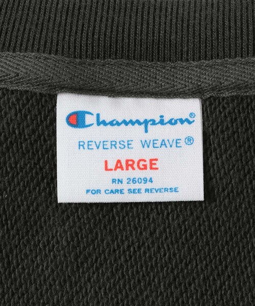 URBAN RESEARCH Sonny Label（アーバンリサーチサニーレーベル）の「『別注』Champion×Sonny Label　リバースウィーブロゴスウェットTシャツ（スウェット・レディース・オフブラック/オフグレー/ライトブルー/オートミール・M/L）」の18枚目の写真
