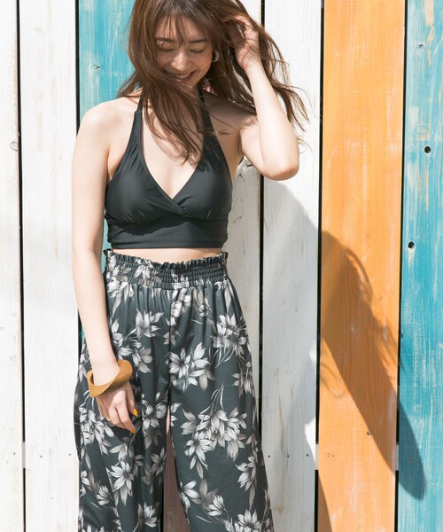 RODE SKO（ロデスコ）の「ロングパンツセット∴（水着・レディース・MOSS GREEN/BLACK・FREE）」の15枚目の写真