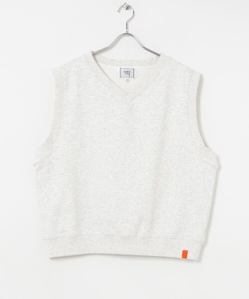 THE GOODLAND MARKET（ザグッドランドマーケット）の「TONY　MM SWEAT VEST（ベスト・メンズ・BLK/杢ASH・M/XL）」の14枚目の写真