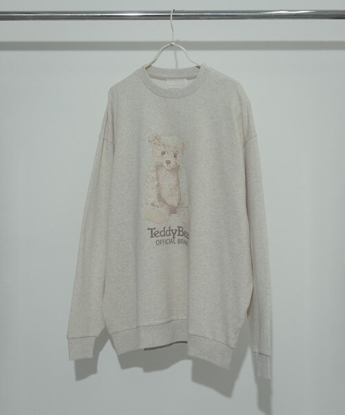 SENSE OF PLACE by URBAN RESEARCH（センスオブプレイスバイアーバンリサーチ）の「『別注』TeddyBear×SENSE OF PLACE　テディベアクルーネックスウェット（スウェット・メンズ・NAVY/OATMEAL/MINT・M/L）」の13枚目の写真