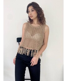 GYDA | テープヤーンニットトップス(ニット/セーター)