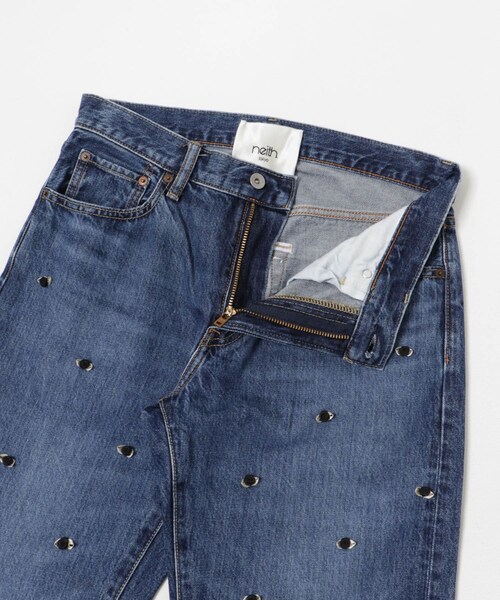 THE GOODLAND MARKET（ザグッドランドマーケット）の「neith.tokyo　Upcycling Flower Denim（デニムパンツ・レディース・Assort 1/Assort 2/Assort 3・one）」の14枚目の写真