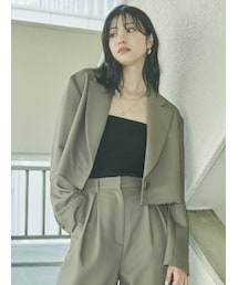 EMODA | ショートカルゼジャケット(テーラードジャケット)