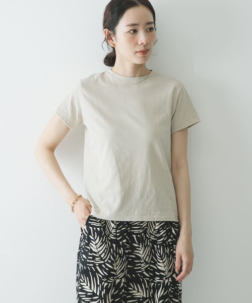 URBAN RESEARCH（アーバンリサーチ）の「HANES　2P クルーネックTシャツ（Tシャツ/カットソー・レディース・BEG/WHT/ASSORT・M）」の6枚目の写真