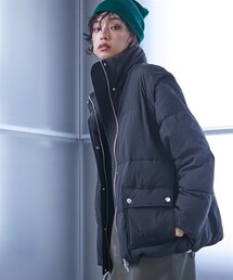 GEVS. | 大きいサイズ２ＷＡＹ中綿ブルゾンGEVS.(ブルゾン)