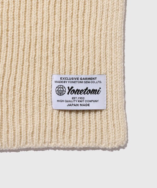 ADAM ET ROPE'(アダムエロペ)の「【Yonetomi/ヨネトミ】RIGID CASHMERE MUFFLER(マフラー・メンズ・キナリ・F)」の4枚目の写真