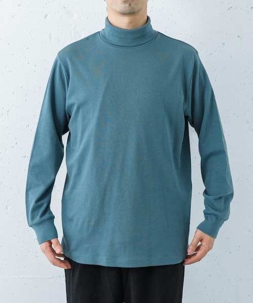 URBAN RESEARCH(アーバンリサーチ)の「DRESS Cotton Plane Turtleneck(Tシャツ/カットソー・メンズ・WHITE/BLACK/SAGE GREEN/NAVY/ORANGE/PURPLE/TURQUOISE・M/L)」の16枚目の写真