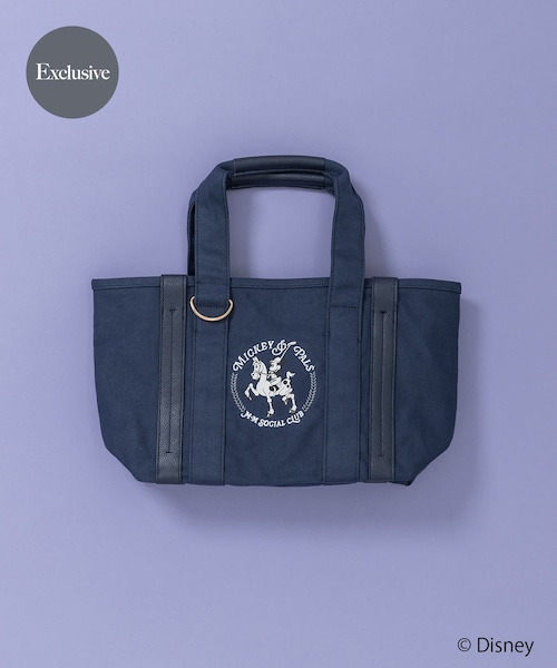 SENSE OF PLACE by URBAN RESEARCH(センスオブプレイスバイアーバンリサーチ)の「別注/Disney/キャンバストート(トートバッグ・レディース・BEIGE/NAVY・One)」の2枚目の写真