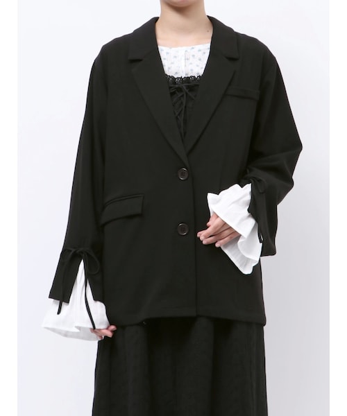 merry jenny（メリージェニー）の「ribbon ribbon jacket（テーラード