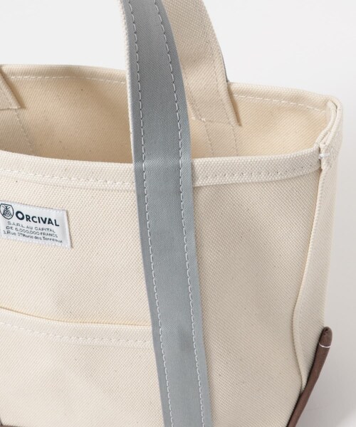 URBAN RESEARCH DOORS(アーバンリサーチドアーズ)の「ORCIVAL TOTE BAG SMALL(トートバッグ・レディース・ECR/CCL/PNK/GRY/BLU/GRY/ECR/PNK/ECR/GRN・One)」の16枚目の写真