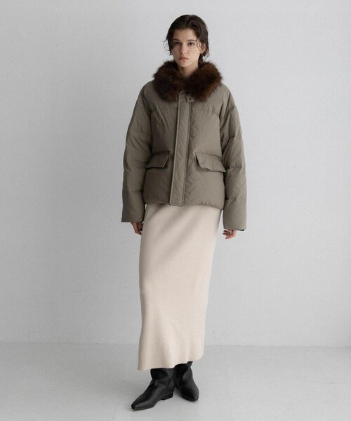 URBAN RESEARCH Sonny Label（アーバンリサーチサニーレーベル）の「グリーンダウンワークジャケット（その他アウター・レディース・ベージュ/カーキ/ネイビー・Free）」の20枚目の写真