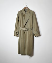 ADAM ET ROPE' | 【blurhms】Gabardine Double Belt Trench Coat(トレンチコート)