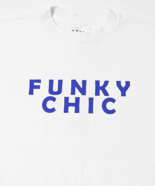 かぐれ（カグレ）の「『別注』HARi×かぐれ　FUNKY CHIC T-SHIRTS（Tシャツ/カットソー・レディース・WHITEBLACK/WHITEBLUE・1）」の11枚目の写真
