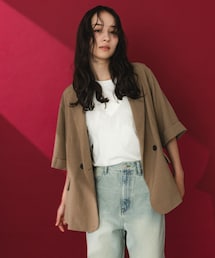 SENSE OF PLACE by URBAN RESEARCH | 『一部WEB限定カラー』『UR TECH DRYLUXE』リネンライクジャケット(その他アウター)