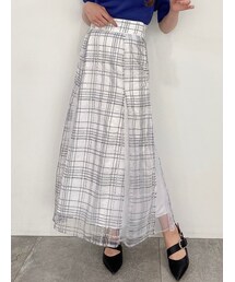 dazzlin | エンブロイダリーツイードライクシアースカート(スカート)