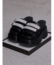GYDA | Thick sole bijouストラップサンダル(サンダル)