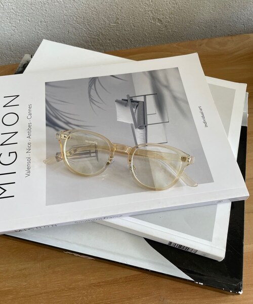 URBAN RESEARCH DOORS（アーバンリサーチドアーズ）の「noeyedia　サングラス NE431（メガネ・レディース・BKCL/YE・one）」の2枚目の写真