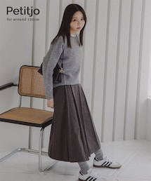 Petitjo | 小さいサイズ　ボックスプリーツスカート　低身長さん・小柄女性(スカート)