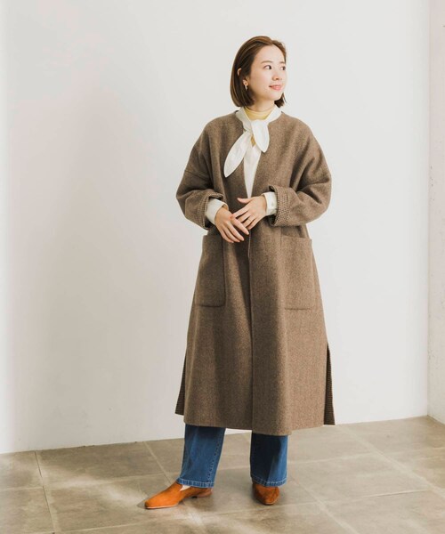 URBAN RESEARCH(アーバンリサーチ)の「SHISEI CHISEL TOE SUEDE SLIIPON(スリッポン・レディース・BRICK/D.BROWN・22.5/23.5/24.5)」の12枚目の写真