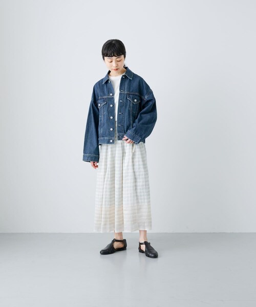 かぐれ（カグレ）の「HARi　WIDE SLEEVE DENIM JACKET（デニムジャケット・レディース・USED・2）」の8枚目の写真