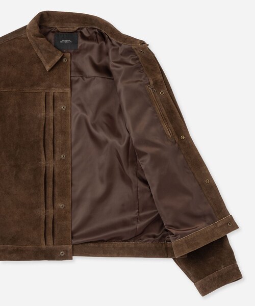 Saturdays NYC(サタデーズ ニューヨークシティ )の「Emil Type-1 Suede Leather Jacket(ブルゾン・レディース・ブラウン・L/M/S/XL)」の11枚目の写真
