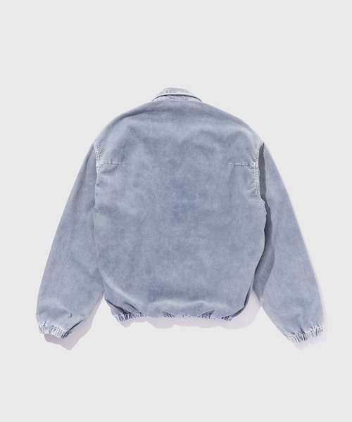 ADAM ET ROPE'（アダムエロペ）の「【URU/ウル】COTTON POLYESTER CORDUROY ZIP UP BLOUSON（ブルゾン・メンズ・スミクロ/ネイビー・1/2）」の14枚目の写真