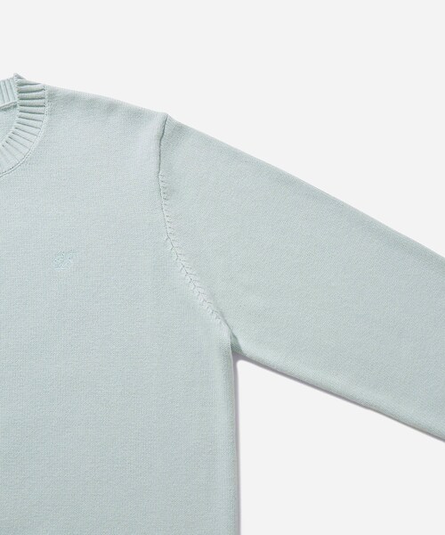 Saturdays NYC（サタデーズ ニューヨークシティ ）の「Greg Crewneck Sweater（ニット/セーター・メンズ・チャコール/サックス・L/M/S/XL/XS）」の15枚目の写真