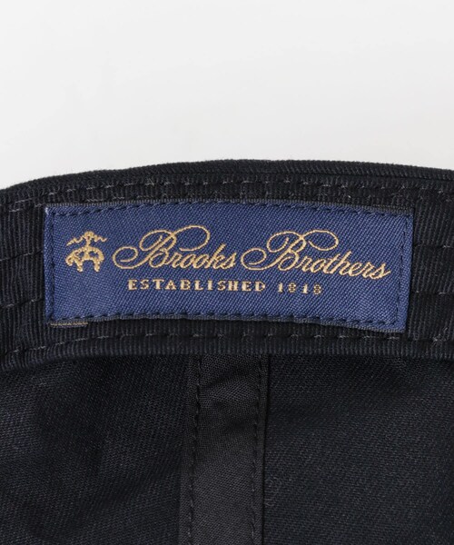 URBAN RESEARCH（アーバンリサーチ）の「『別注』BROOKS BROTHERS×UR　GF COTTON TWILL CAP（キャップ・メンズ・NAVY/WHITE/BLACK・one）」の16枚目の写真