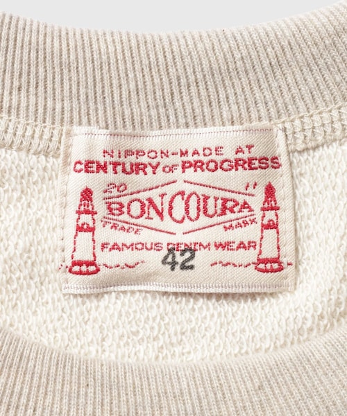 ADAM ET ROPE'(アダムエロペ)の「【BONCOURA/ボンクラ】半袖両Vスエット(スウェット・メンズ・ブラック/キナリ・40/42)」の12枚目の写真