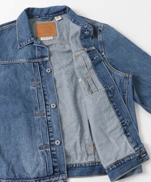 URBAN RESEARCH DOORS（アーバンリサーチドアーズ）の「LEVI’S　TYPE 1 TRUCKER（デニムジャケット・メンズ・Black/Indigo・S/M/L/XL）」の22枚目の写真
