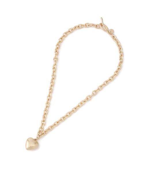VIS（ビス）の「ハートボリュームチェーンネックレス（ネックレス・レディース・ゴールド/シルバー・F）」の8枚目の写真