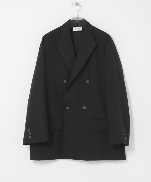 URBAN RESEARCH（アーバンリサーチ）の「new basic　HIGH TWIST WOOL W JACKET（テーラードジャケット・メンズ・BLACK/CHECK・M/L/XL）」の4枚目の写真