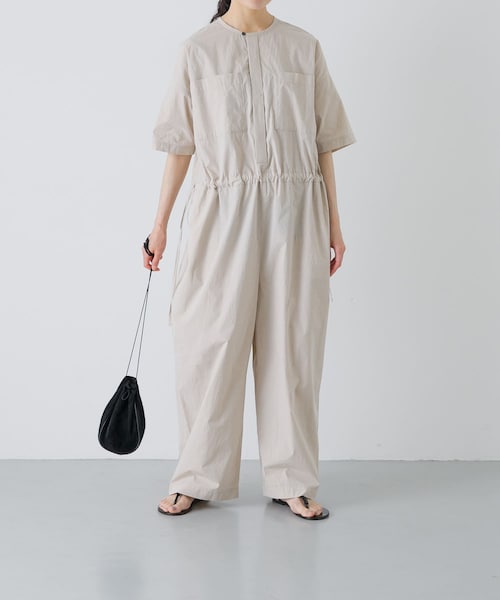 かぐれ（カグレ）の「『2サイズ展開』ワイドオールインワン（つなぎ