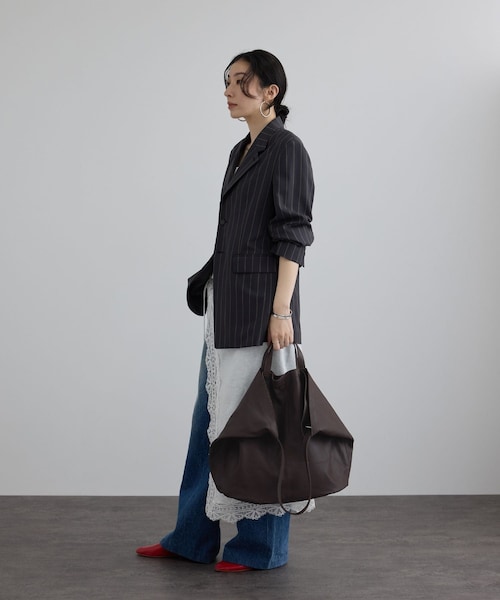 ADAM ET ROPE'(アダムエロペ)の「【J'aDoRe・一部店舗限定】【Morphee(モルフェ)】MESSENGER(トートバッグ・レディース・ダークブラウン・F)」の7枚目の写真