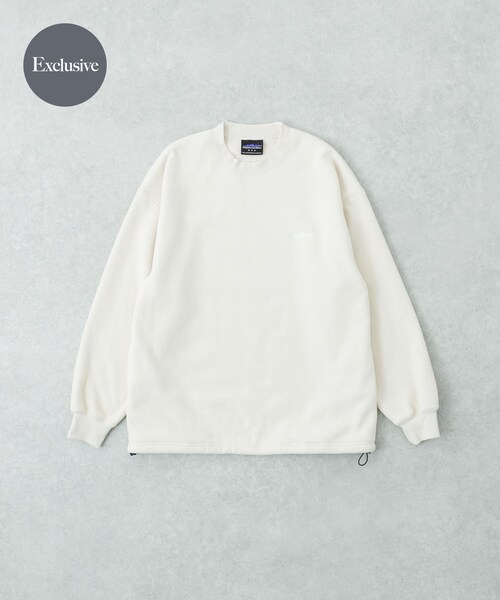 URBAN RESEARCH（アーバンリサーチ）の「『別注』THOUSAND MILE×URBAN RESEARCH　ニットフリースクルーネックプルオーバー（その他トップス・メンズ・BLACK/CHARCOAL/NAVY/OFF・M/L）」の15枚目の写真