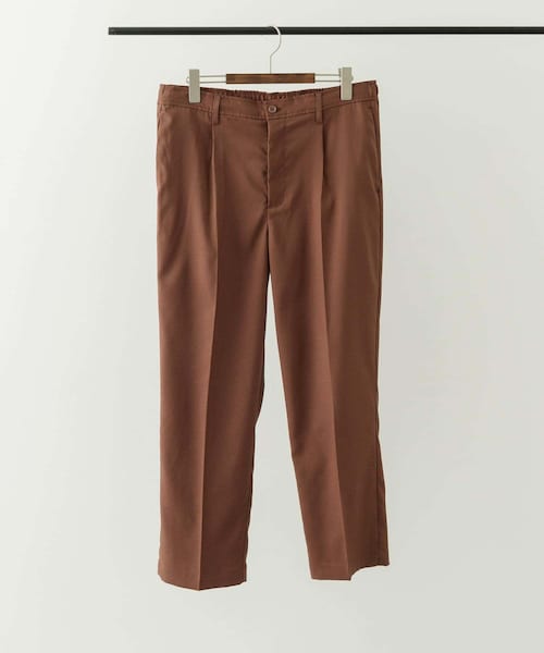 ITEMS URBANRESEARCH(アイテムズ アーバンリサーチ)の「1-tuckストレッチイージーパンツ(その他パンツ・メンズ・GRY/BEG/BRN/BLK・M/L)」の3枚目の写真