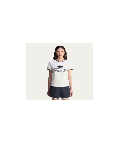 adidas(アディダス)の「Sporty & Rich Tシャツ(トップス・レディース・ホワイト・XS/M/L/3XL/5XL/J/XS/J/S/J/M/J/L/J/XL/J/2XL/J/3XL)」の21枚目の写真