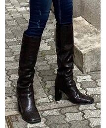 EMODA | スクエアポイントミドルブーツ(ブーツ)