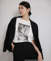 ROPE' | 【Brigitte Bardot×ROPE'・コラボ】プリント半袖T-shirt【洗える・洗濯耐久性・接触冷感】(Tシャツ/カットソー)