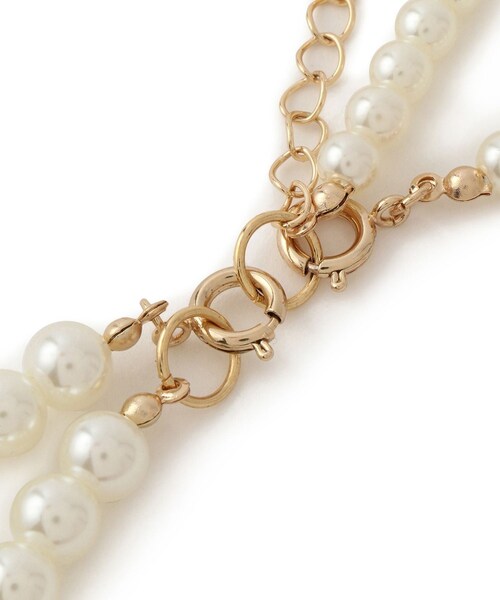 VIS(ビス)の「2WAYロングパールネックレス(ネックレス・レディース・ホワイト・F)」の11枚目の写真