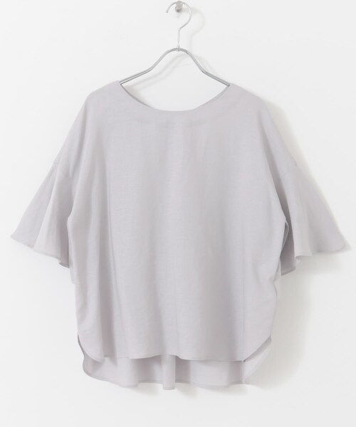 URBAN RESEARCH ROSSO（アーバンリサーチロッソ）の「F by ROSSO　リネンフレアスリーブブラウス（シャツ/ブラウス・レディース・BLUE/PINK/L/GRAY/BLACK・FREE）」の20枚目の写真