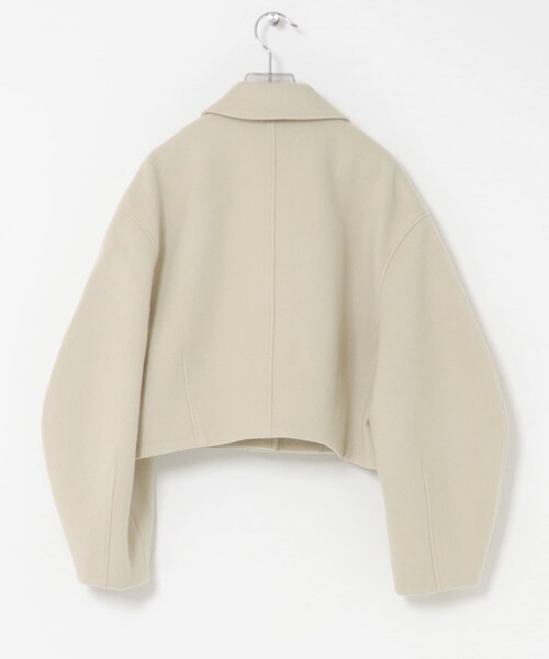 URBAN RESEARCH(アーバンリサーチ)の「new basic RIDGE MINIMAL SHORT COAT(テーラードジャケット・レディース・D.BROWN/LT BEIGE・36/38)」の9枚目の写真