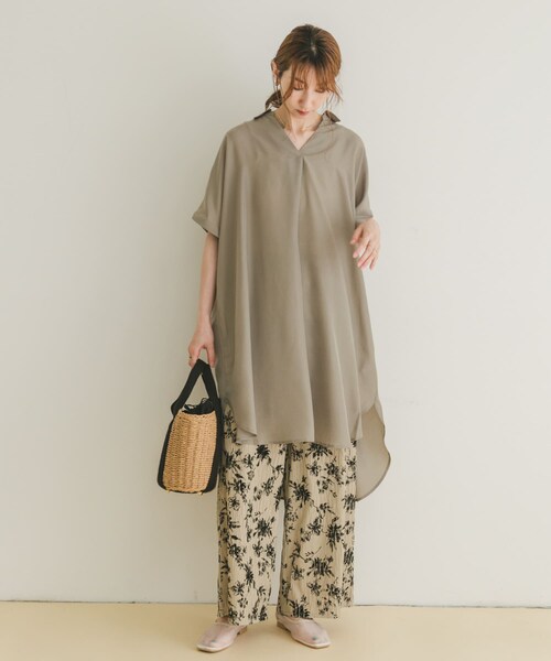 ITEMS URBANRESEARCH（アイテムズ アーバンリサーチ）の「スキッパーフレンチチュニック（チュニック・レディース・NVY/KHK/WHT/MNT・FREE）」の20枚目の写真