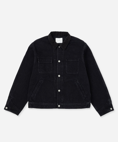 Saturdays NYC（サタデーズ ニューヨークシティ ）の「Antoine Coverall Jacket（デニムジャケット・レディース・ブラック/ブルー・L/M/S/XL）」の2枚目の写真