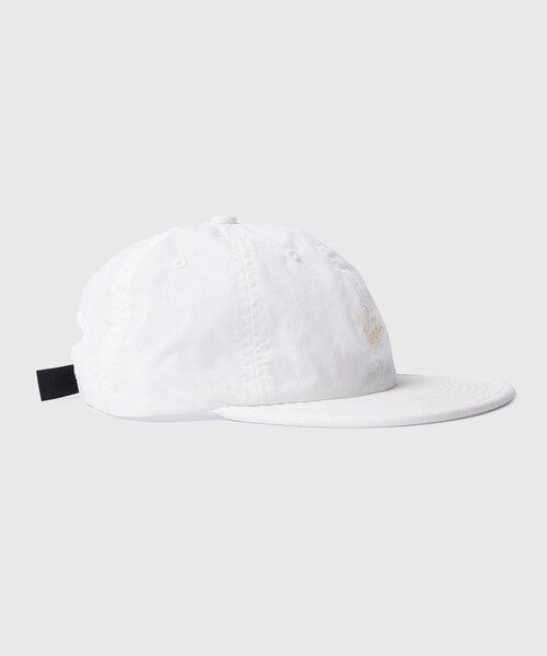 ADAM ET ROPE'（アダムエロペ）の「【by Parra/バイ・パラ】  Signature 6 panel hat（キャップ・メンズ・ホワイト/ダークブラウン/ネイビー系・F）」の5枚目の写真